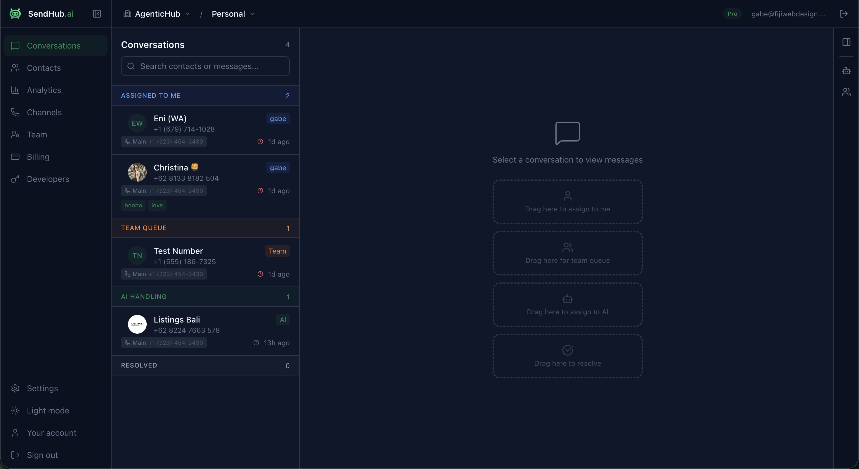 Unified inbox