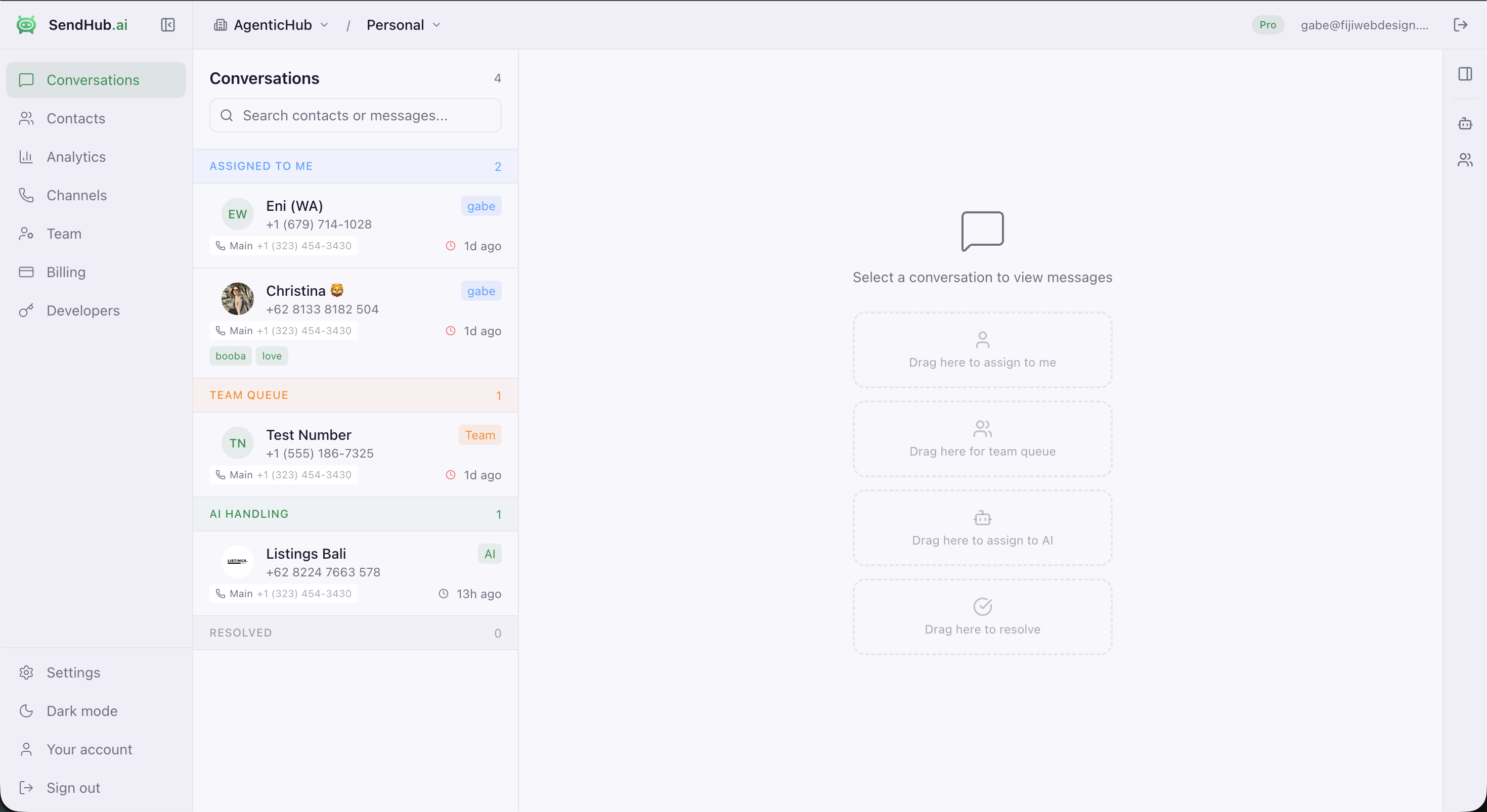 Unified inbox